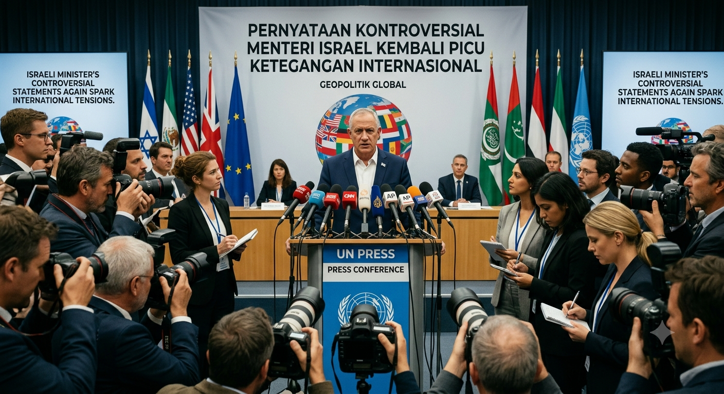 Pernyataan Kontroversial Menteri Israel Kembali Picu Ketegangan Internasional