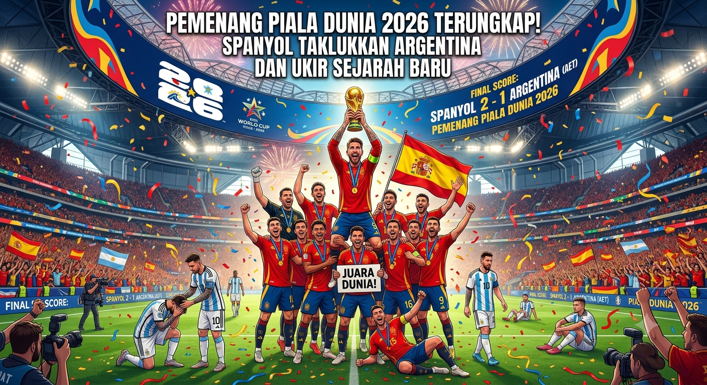 Pemenang Piala Dunia 2026 Terungkap! Spanyol Taklukkan Argentina dan Ukir Sejarah Baru