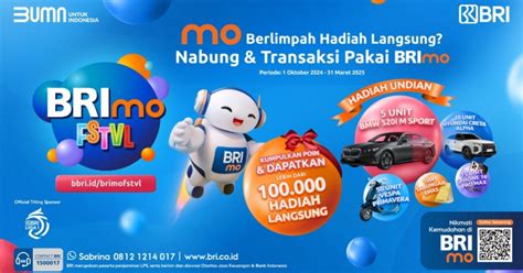 Breaking: BRImo Luncurkan Promo Nonton BRI Super League Hanya Rp1, Peluang Langka Penonton Dapat Saksikan Semua Pertandingan Tanpa Batas